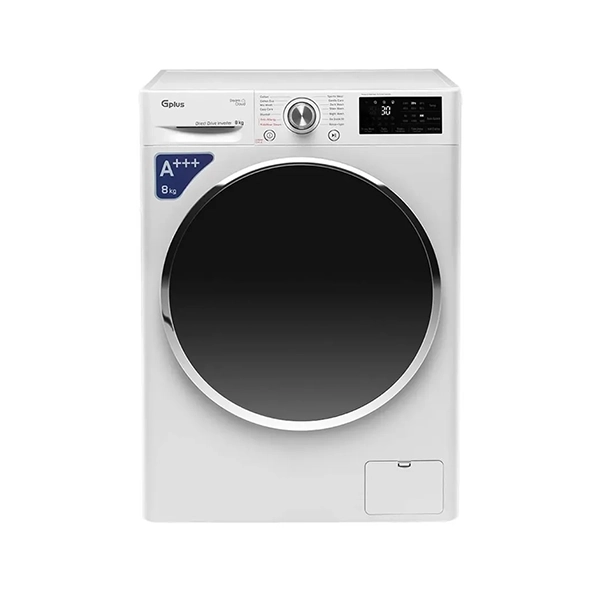 ماشین لباسشویی جی پلاس 8 کیلویی مدل GWM-R88W