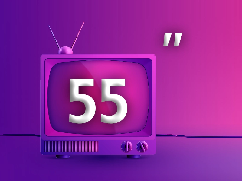 تلویزیون ۵۵ اینچ